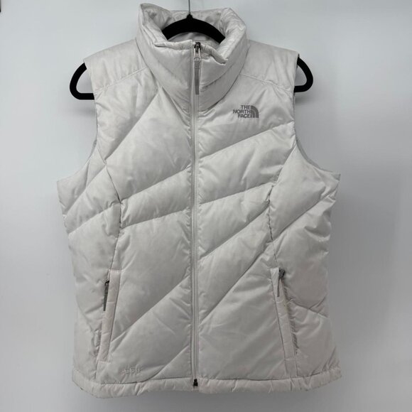 The North Face Jackets & Blazers - NORTH FACE 550 GOOSE DOWN PUFFER WHITE VEST WOMENS Large